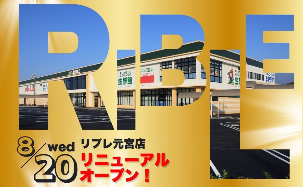 豊田市のローカルスーパーえぷろん|リブレ元宮店リニューアルオープンチラシ